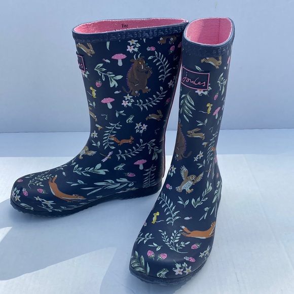 Joules Shoes Joules Girls Rubber Rain Boots The Gruffalo Poshmark